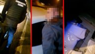 Snimak hapšenja: Naoružani muškarci u autu krili ozbiljnu količinu droge