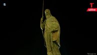 Uz crkvena zvona otkriven spomenik Stefanu Nemanji na Savskom trgu u Beogradu