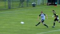 Milovanović oteo loptu makedonskom golmanu, koji je hteo da dribla, pa zabio gol