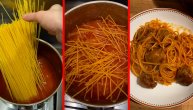 Umesto u vodu, spustila je sirove špagete u sok od paradajza - Italijani plaču od muke