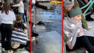 Klizači propali kroz led na zaleđenom kanalu prolaznici ih spasavali: Neverovatne scene iz Holandije