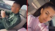Bojana i Mirko se potpuno opustili u vožnji, trudnica nije stavila pojas