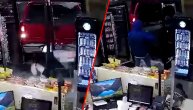 Ubacili u riverc dali gas pa otišli sa gomilom para: Krađa bankomata sa benzinske pumpe