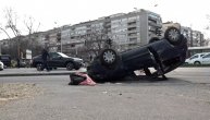 Prevrnuo se automobil na Novom Beogradu: Policija zatvorila deo ulice