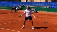 Nole vikao "Instagraaam" i pravio šou na treningu sa 317. teniserom sveta Runeom