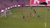 Samo što su primili, odmah su i dali gol: Napredak krenuo s centra i smanjio na 1:3 protiv Zvezde