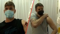 Zajedno došli da prime vakcinu: Nikola Rađen i Filip Krajinović se vakcinisali protiv korona virusa