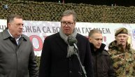 Predsednik Vučić nakon demonstriranih vojnih vežbi: Ponosan sam na Vojsku Srbije