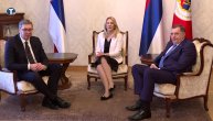 Vučić na sastanku sa Željkom Cvijanović i Dodikom