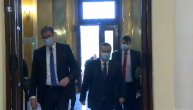 Dolazak Aleksandra Vučića na međustranački dijalog u Skupštini Srbije
