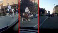 Muškarac na Ceraku u kupovinu išao na konju, pa odgalopirao ulicom