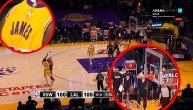 Trojkom sa 10 metara moćni Lebron rastužio Karija i odveo Lejkerse u plej-of