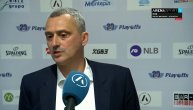 Trener KK Crvena zvezda nakon meča sa KK Budućnost