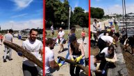 Na Savskom keju u Beogradu organizovana akcija čišćenja otpada