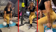 Brutalni trening Miličićeve žene: Mnogi će teško moći da sklone pogled s njene savršene pozadine!