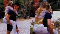 Dok Luka Sofiju nosi "na krkače", ona ga ljubi po vratu: Romantični kadrovi raznežili sve