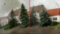 Hrabri Radovan sa prozora snimio nalet katastrofalnog tornada u Češkoj