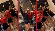 Amerikanka u reprezentaciji Srbije u transu u pola četiri ujutru slavi uz hit Jelene Broćić