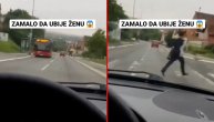 Vozio je skoro 100 km/h: Zamalo da pregazi ženu na pešačkom prelazu