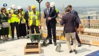 Simboličnim izlivanjem betona Vučić i Alabar označili kraj radova