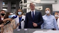 Vučić obišao novu angio salu u bolnici "Sveti Sava"