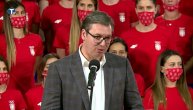 Vučić uručio zastavu Filipoviću, pa se obratio džudistkinjama koje mogu na tzv. Kosovo u Tokiju