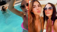 Prija i njena majka u bikiniju đuskale u bazenu, pridružila im se i Anastasija Ražnatović