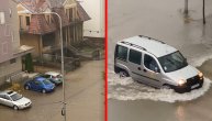 Potop u Pirotu: Poplavljene ulice, automobili kroz duboku vodu pokušavaju da se probiju