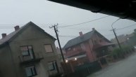 Snimak nevremena iz Velike plane: Kiša lije kao iz kabla