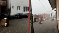 Prizor kao sa filma: Pljusak u Vršcu potopio sve, stvari sa ulice plivaju neviđenom brzinom