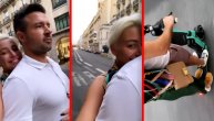 Romantika u Parizu! Dok je Čava vozi trotinetom, Dušica ga ljubi po vratu