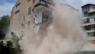 U 15 sekundi celo krilo zgrade završilo je u rupi: Snimak trenutka rušenja zgrade na Vračaru