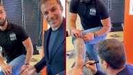 Del Pjero objavio novi lud snimak iz Beograda: Dao autogram navijaču na tetovažu s njegovim likom