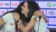 Mandićeva nije mogla da zadrži suze, Tijana je tešila: Emotivna konferencija na dočeku Olimpijaca