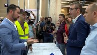 Vučić obišao završne radove na Kliničkom centru srbije