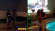 Jovana iznenadila Karića za rođendan: Torta i video-bim upotpunili romantične trenutke