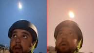 Meteor mu puca iznad glave: Biciklista slučajno snimio astronomski fenomen