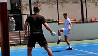 Nole nas podsetio svojih imitacija Šarapove: Igrao nožni tenis i vrištao kao Maša dok je igrala