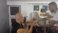 Darko Lazić mlatarao samurajskim mačem na rođendanu: Na druga "potegao" katanu