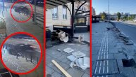 Haos u Karađorđevoj: Izgubio kontrolu nad autom, preleteo preko trotoara pa uništio baštu kafića