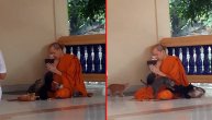 Ovaj čovek je majstor meditacije, njega ništa ne može da ga iznervira: Zen uprkos mačkama