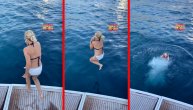 Brena uživa u krstarenju svojom luksuznom jahtom: Skače u vodu kao malo dete kad se igra na moru