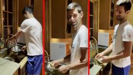 Nema stajanja: Novak Đoković u "trećoj smeni" pere sudove