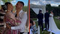 Nežni snimci sa venčanja Kaće i Gobelje: Ne zna se ko je u koga lepše gledao