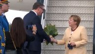 Predsednik Aleksandar Vučić dočekao Merkelovu