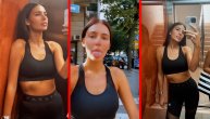 Anastasija na ulici utegnuta u helanke i top da sve puca: Snimila i drugaricu kako proverava dečka