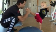 Trenira tekvondo sa cuclom u ustima: Najveći talenat ikada još nema ni 2 godine, a već izvodi čuda