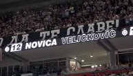 Ginuo za loptu i pocepane glave zato će Grobari večno da te slave: Transparent za Novicu Veličkovića