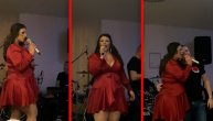 Pala sam u zoru, pala: Miljana, naravno, zapevala na svom rođendanu, uz pratnju ovog pevača
