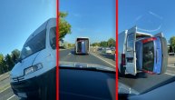 Majstor ugurao automobil u kombi i vozi. Nije vezan. Sreća da niko nije stradao: Kako je ovo uspeo